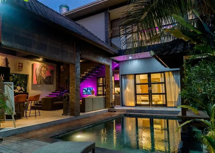 Designer 3br Pool - Rice Fields & Gazebo Mengwi