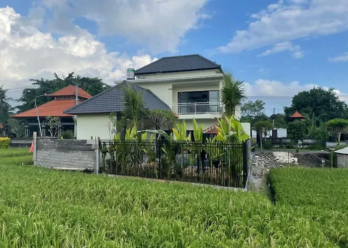 Designer 3br Pool - Rice Fields & Gazebo Ferienhaus *