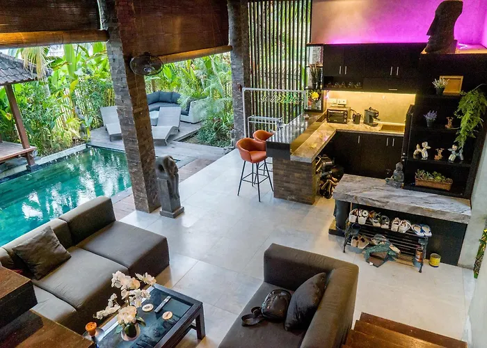 Designer 3br Pool - Rice Fields & Gazebo Ferienhaus Mengwi