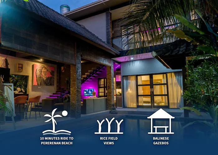 Vakantiehuis Designer 3br Pool - Rice Fields&gazebo